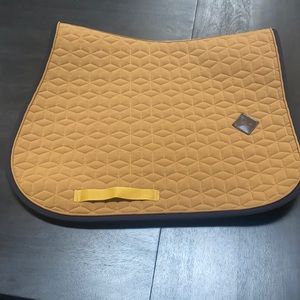 Kentucky horsewear mustard & navy full size pad